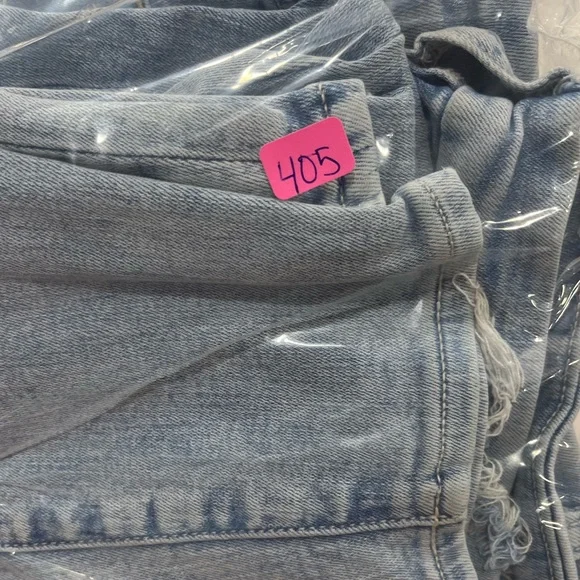 AMERICAN EAGLE DISTRESSED HIGH RISE JEGGIN 8 LONG - Picture 3 of 16